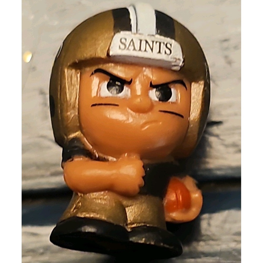 RARE 1" TALL NEW ORLEANS SAINTS NFL TEENYMATES SERIES 2 RUNNING BACKS FIGURE